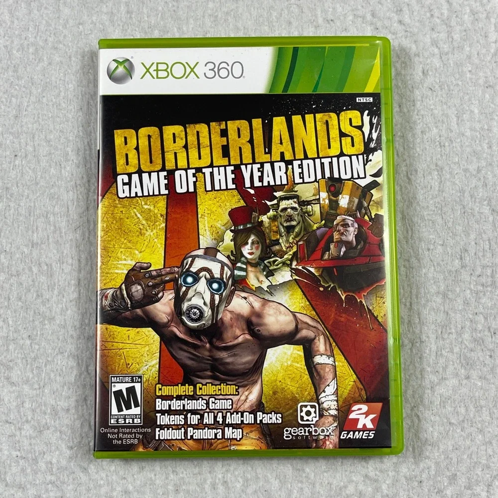 2K Games Borderlands Game of the Year Edition Xbox 360 One Size Green Action RPG